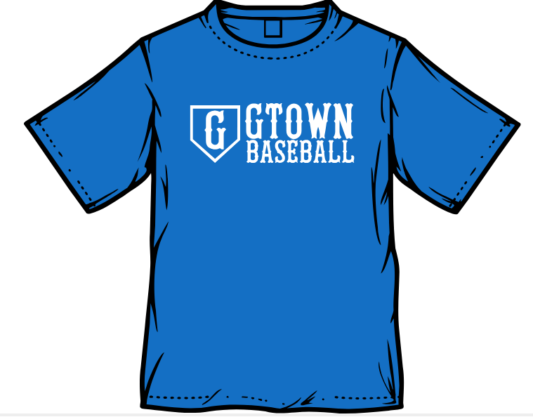 Image of 2025 GTOWN Baseball T-Shirt