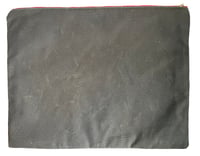 Image 2 of Sacred Heart - Waxed Cotton Zip Bag  