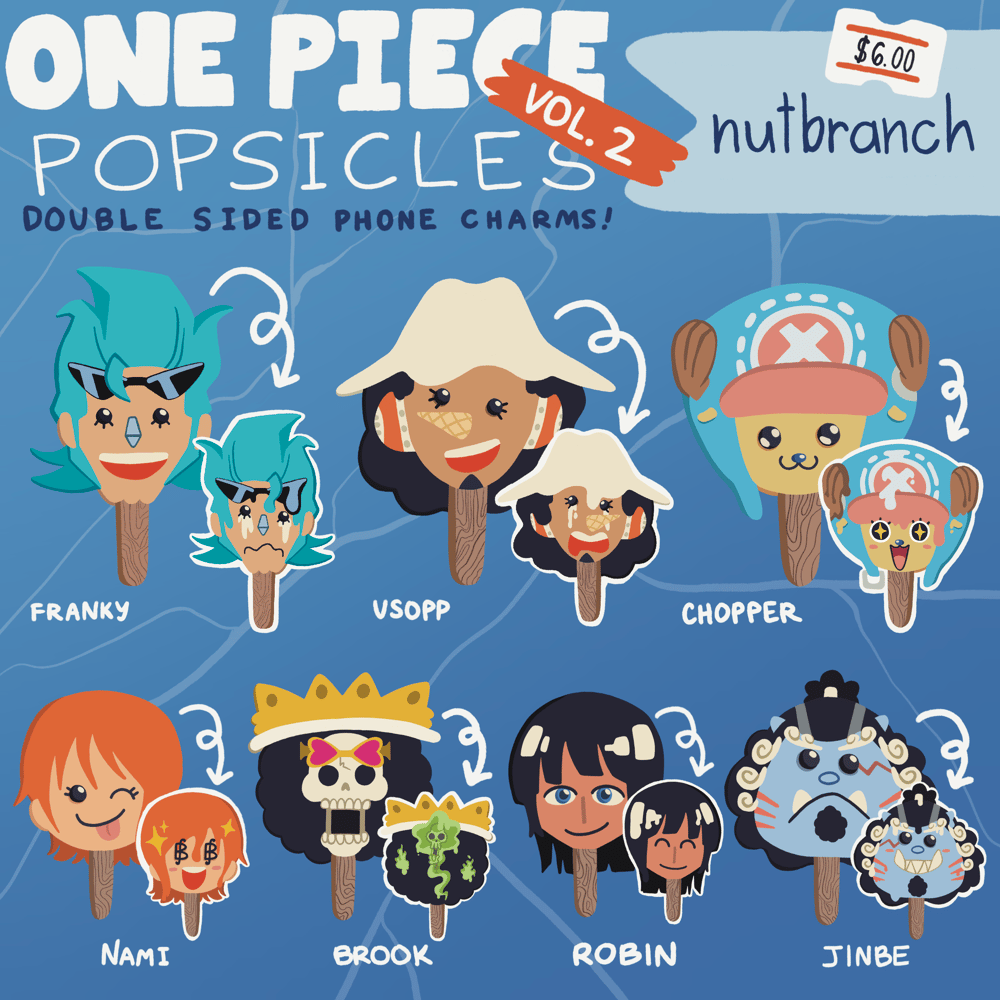 Image of Pirate Popsicle Charms (READ DESCRIPTION)