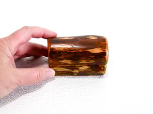 Image of Wooden Log Ring Box for wedding proposal or special day, Ring Boy Box