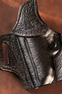 Image 4 of Walther PPK/PPKs Blacked Out OWB holster.