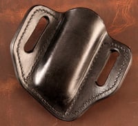 Image 2 of Blacked Out Double stack 9mm OWB mag pouch.