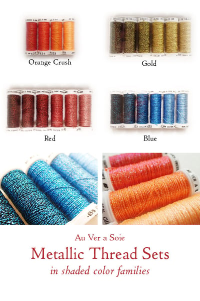 Image of Shaded Metallic Thread Sets