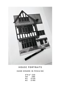 Original House Portrait Commissions from £30