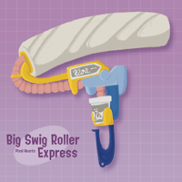 Image of Big Swig Roller Acrylic Charm 