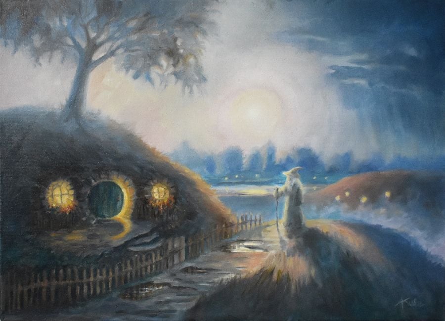 Rainy Day in the Shire by [Anna Kulisz]