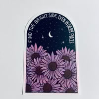 Floral Night Sky Sticker