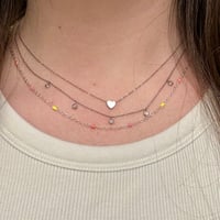 Image 2 of Custom Dainty Beaded Necklace