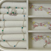 Image 1 of Custom Dainty Beaded Necklace