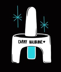 Image 4 of *PREORDER ENDED* "No More Dead Homies, Carry Naloxone" tee (xs-4xl)