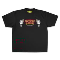 Image 2 of BORDER BABIES™️ Tacos Tee Black