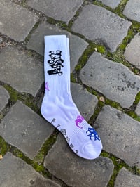 Image 4 of LOGO SOCKS WHITE