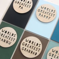 Image 8 of Father's Day Card. 25 Options. Fathers Day Gift for Dad Daddy Grandad Grandpa Nannu Nonno Papou 