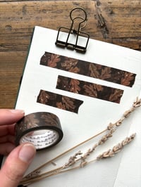 Image 1 of Autumn Oak Leaves Washi Tape (15mm wide)