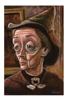 "Minerva McGonagall" Print (inspired by the late Dame Maggie Smith and "Harry Potter")