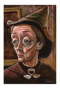 "Minerva McGonagall" Print (inspired by the late Dame Maggie Smith and "Harry Potter")