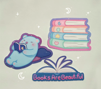 Image 1 of Bookish Beauty stickers