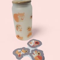 Image 1 of Fox frosted beer glass drink wear