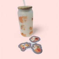 Image 2 of Fox frosted beer glass drink wear