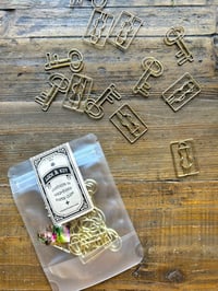 Image 1 of Lock & Key Paper Clip Set