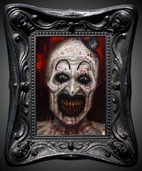 Image 1 of "Art the Clown" 5x7" Custom Framed Oil Painting Study