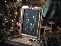 Image 1 of Blue Butterflies Framed Original Art