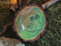 Image 2 of Unicorn Forest Painted Wood Slice