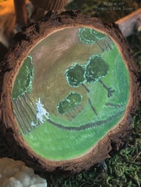 Image 1 of Unicorn Forest Painted Wood Slice