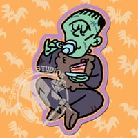 Tea with Frankie Sticker