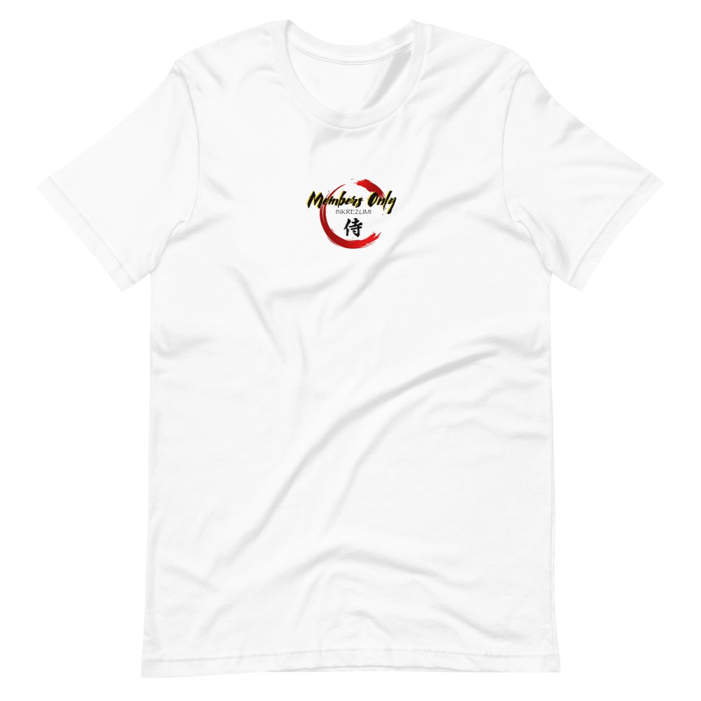 (White) "Members Only" Rank Three Short Sleeve Shirt
