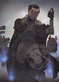 Dracula Summons the Wolves - Print