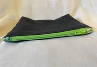 Image 3 of Zip Wallet - Black with Green Spaceship 