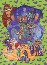 Mad Monster Party Print