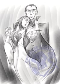 Luna and the Count Print