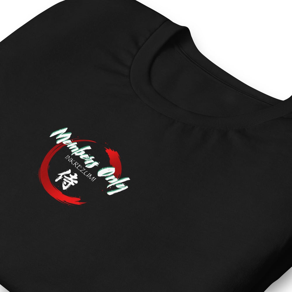 (Black) "Members Only" Rank Four Short Sleeve Shirt