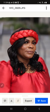 Image 3 of Woven Head band (red small)
