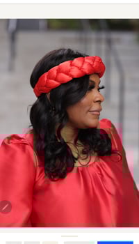 Image 1 of Woven Head band (red small)