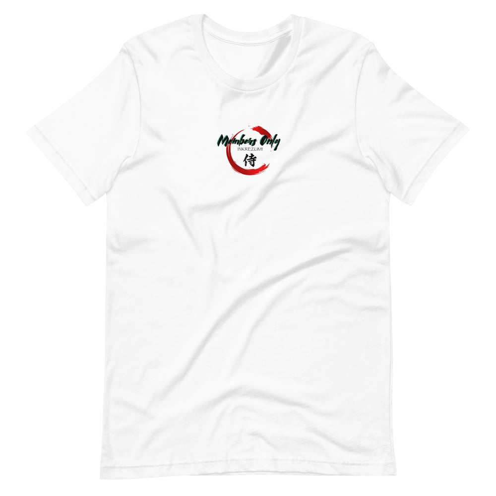 (White) "Members Only" Rank Four Short Sleeve Shirt