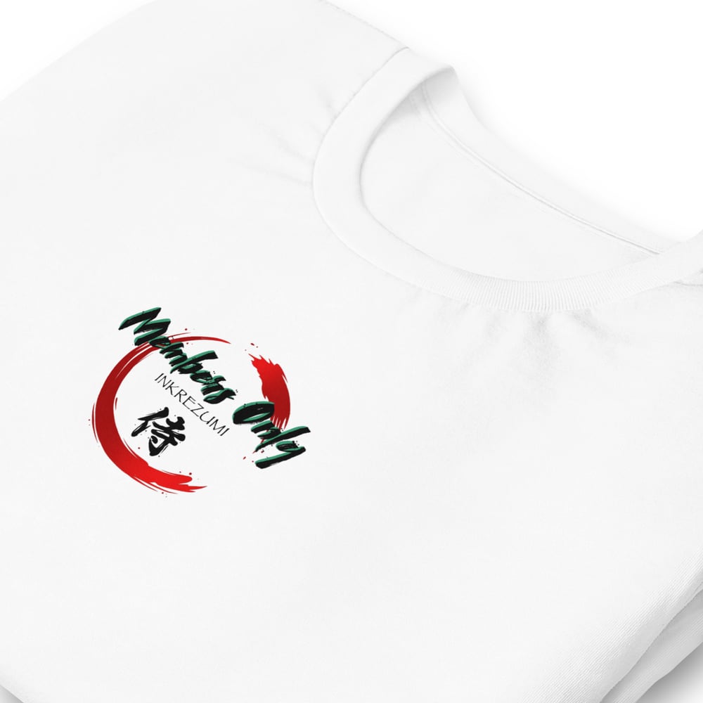 (White) "Members Only" Rank Four Short Sleeve Shirt
