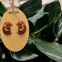 Image 2 of Dino hatchling Earrings