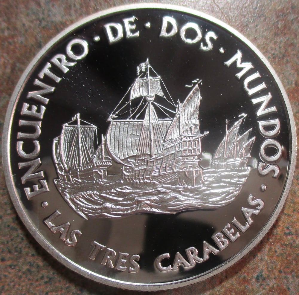 MARKED DOWN: 5 Gem Proof Medals   Celebrating 500th Anniversary of Columbus' First Voyage