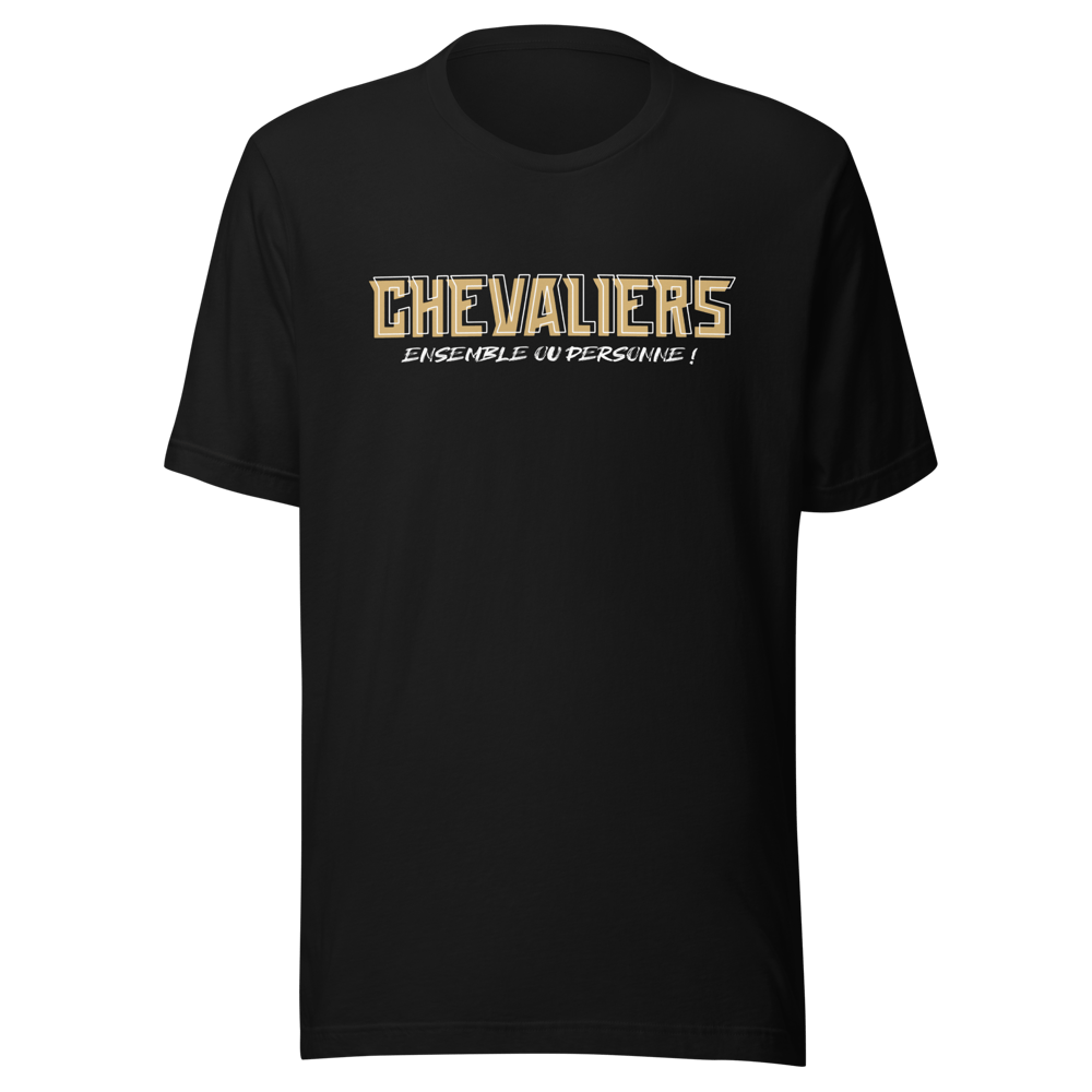 T-Shirt Unisex Noir "Ensemble ou Personne !"