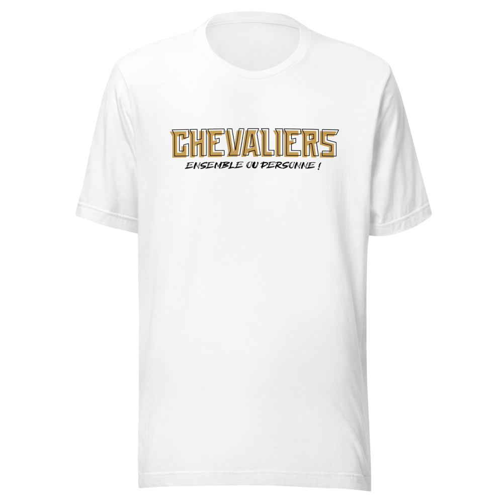 T-Shirt Unisex Blanc "Ensemble ou Personne !"
