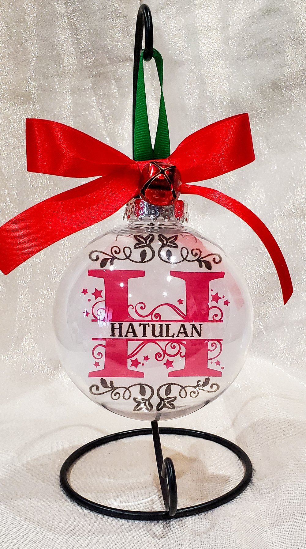 Image of Monogram Initial with Photo Baubles