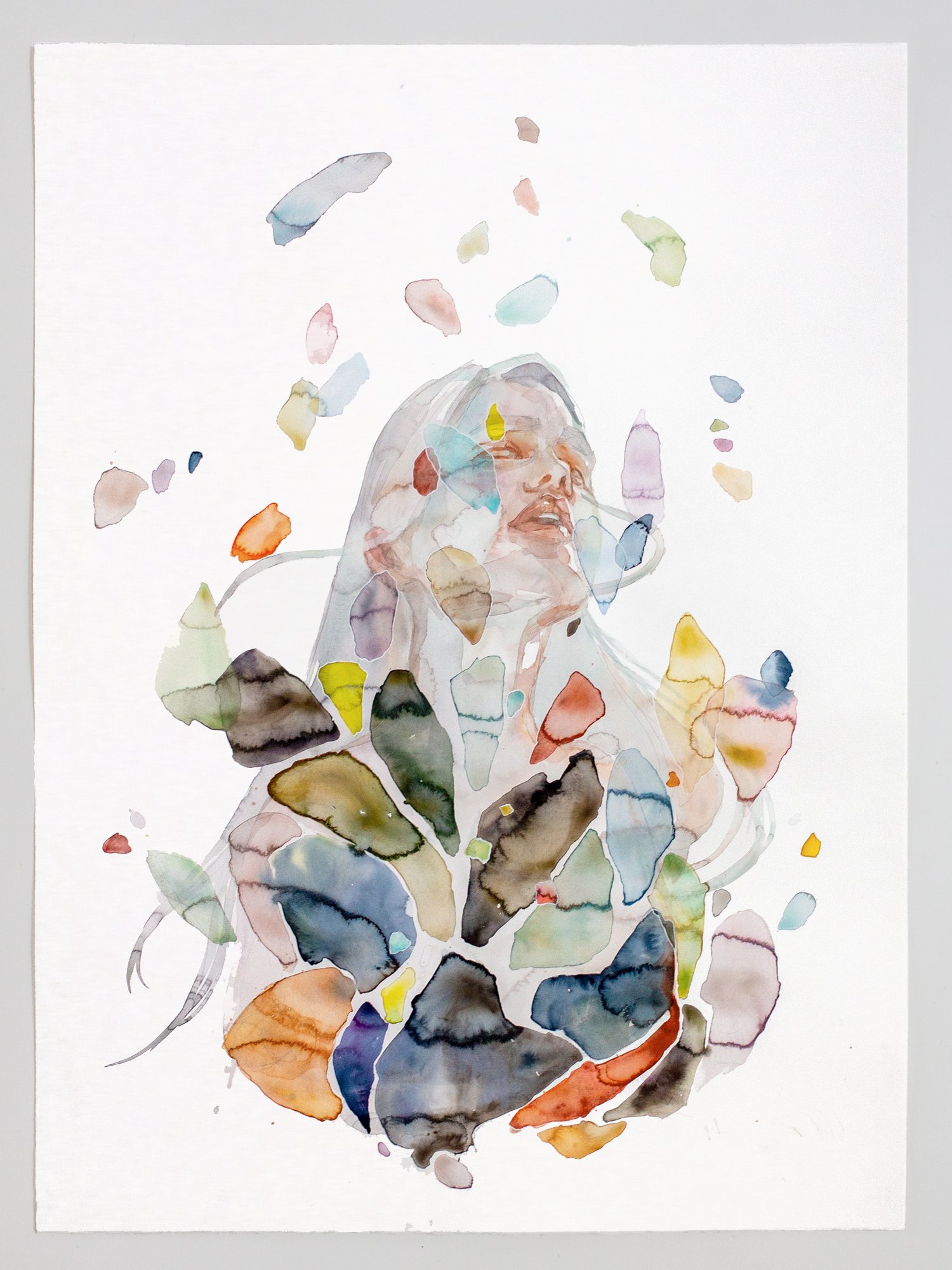 Agnes-Cecile shattered shell (56x77 cm)