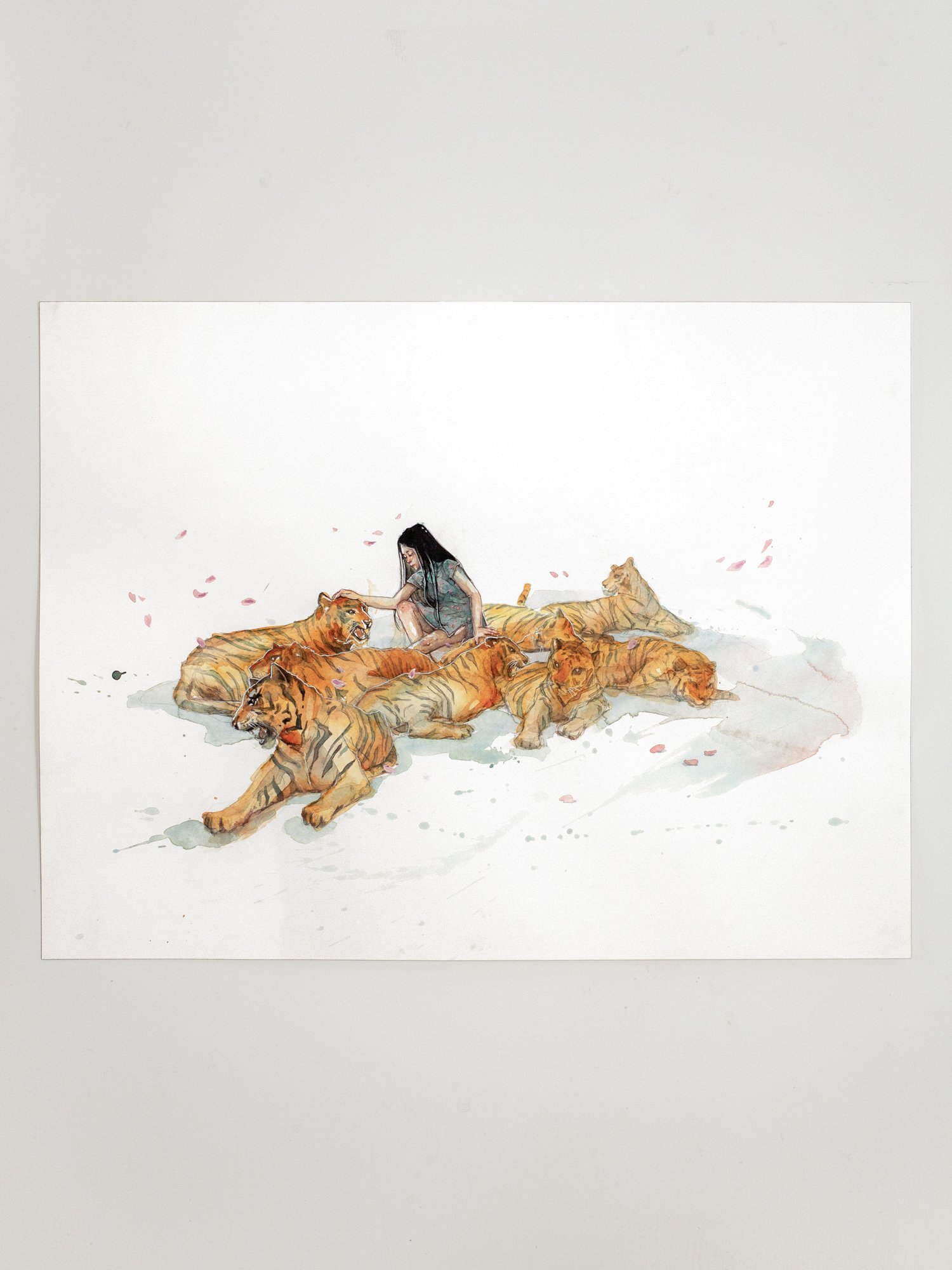 Agnes-Cecile the year of the tiger (60x46 cm)