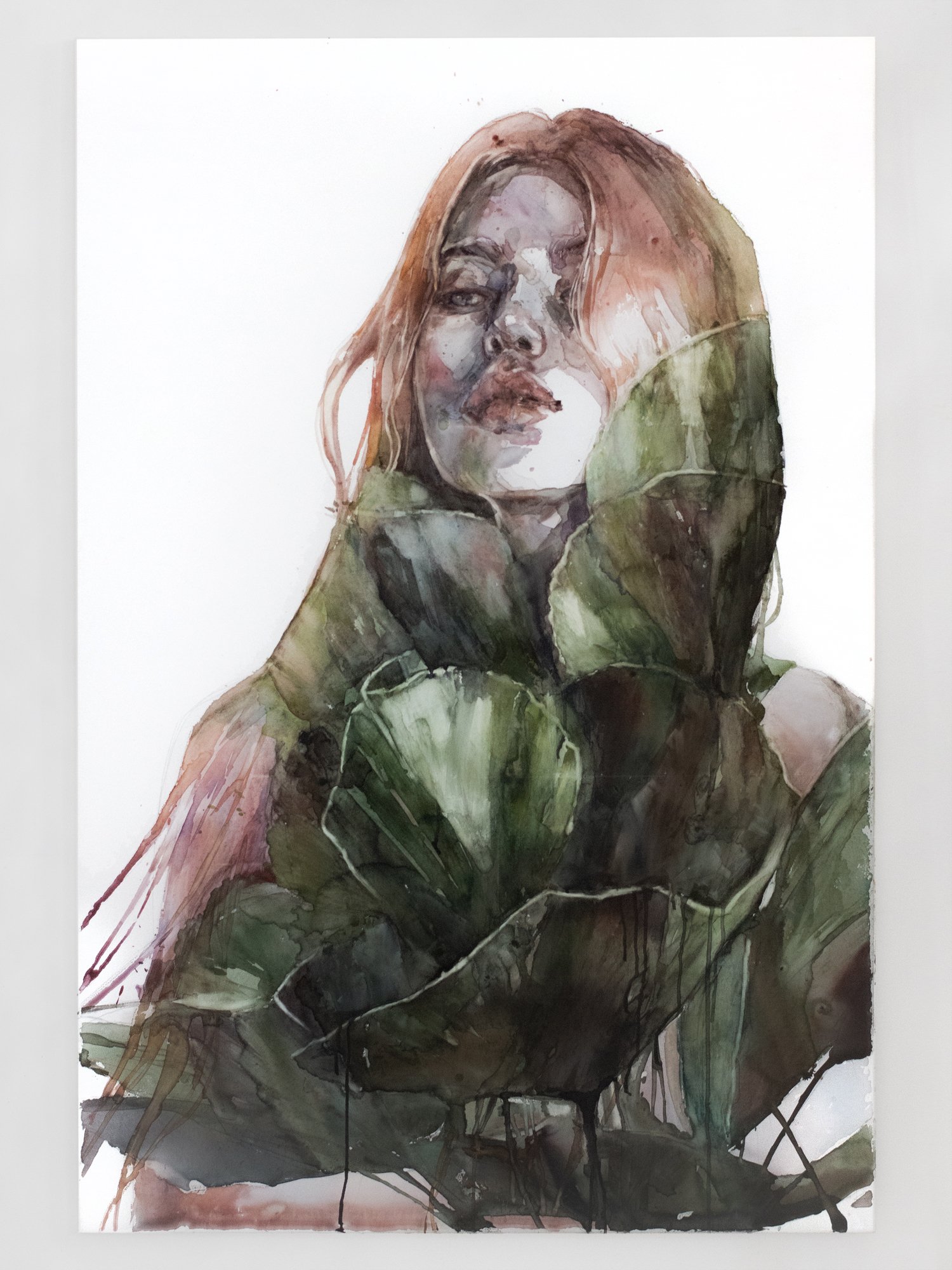 Agnes-Cecile green shadow (100x150 cm)