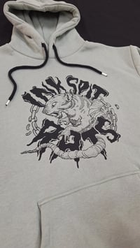 Image 2 of InkSpit Rats Mint Grey Hoodie