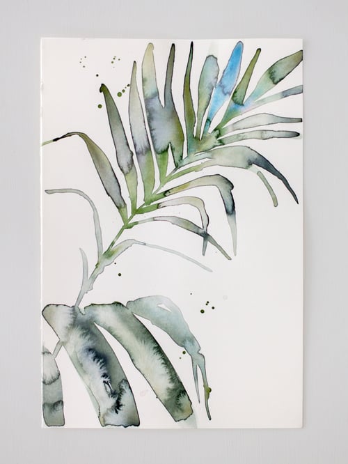 Image of leaves study (20x30 cm)