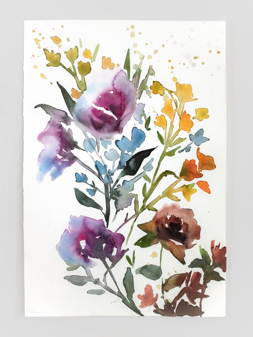 Image of flowers study (19x28 cm)